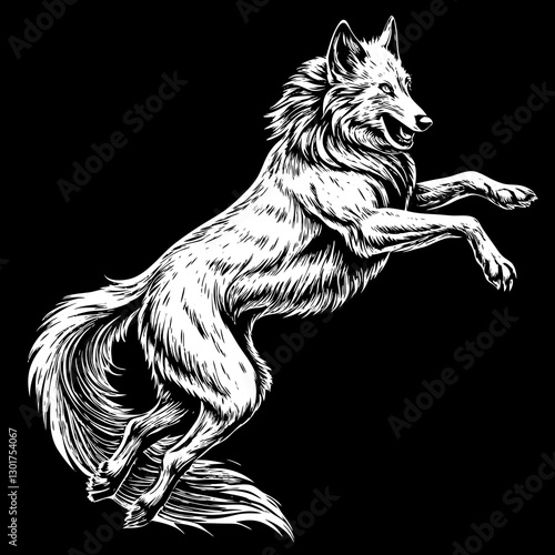 wolf vector illustration