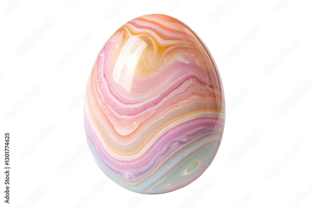 Elegant decorative egg with captivating marbled pattern for festive occasions and creative projects Elegant decorative egg with captivating marbled pattern for festive occasions and creative projects