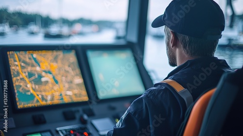 Professional maritime environment monitoring vessel movements for safety
