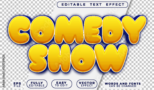  Comedy Show Standup Fully Editable Vector Text File