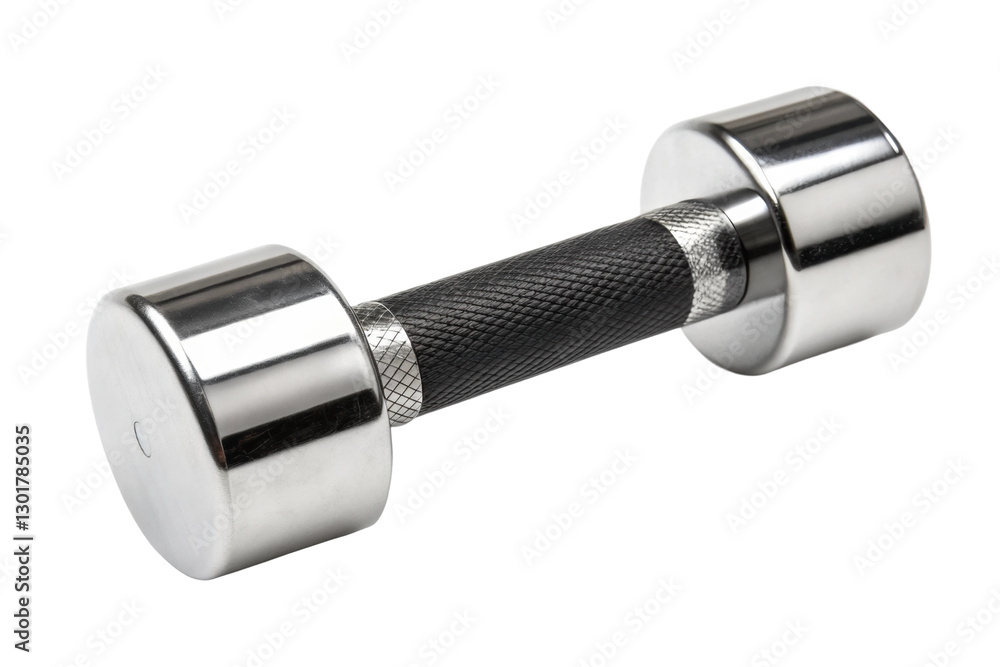 Strength training equipment for fitness enthusiasts with a metallic dumbbell design for workout purposes Strength training equipment for fitness enthusiasts with a metallic dumbbell design for workout purposes
