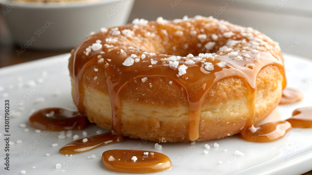Salted Caramel Glazed Doughnut – A Golden, Fluffy & Indulgent Treat Salted Caramel Glazed Doughnut – A Golden, Fluffy & Indulgent Treat