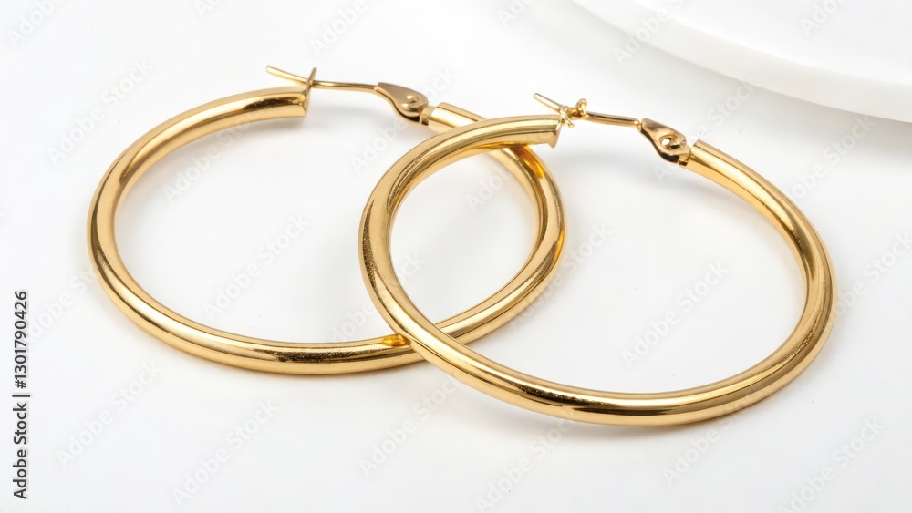 Gold Hoop Earrings Gold Hoop Earrings