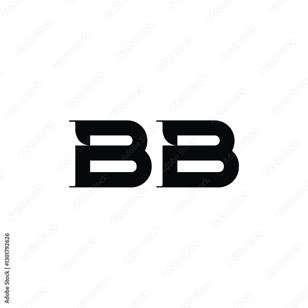 BB monogram logo design letter text name symbol monochrome logotype alphabet character simple logo BB monogram logo design letter text name symbol monochrome logotype alphabet character simple logo