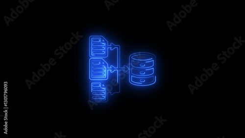 Wallpaper Mural Modern design icon of database structure, Data Storage icon, . Data Form, Survey, Data Entry, Clipboard, Data Chart Torontodigital.ca