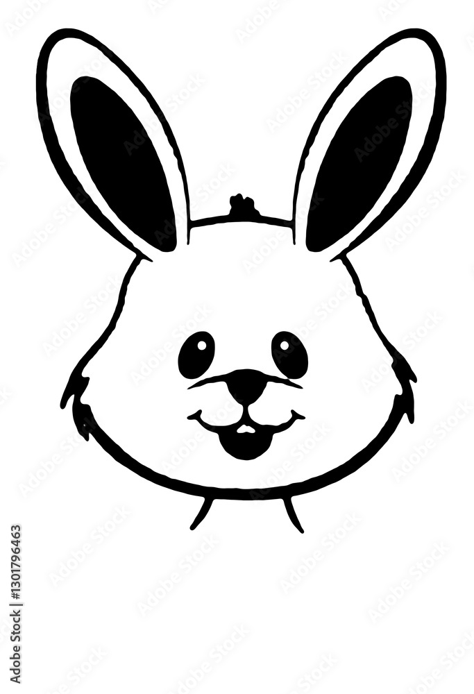 Happy Easter with cute bunny and eggs. Rabbit character set. Animal wildlife holiday cartoon. Vector Happy Easter with cute bunny and eggs. Rabbit character set. Animal wildlife holiday cartoon. Vector