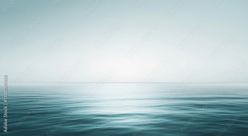Calm ocean; serene sea; hazy horizon; peaceful view; backdrop; nature; tranquility; vastness; use for background Calm ocean; serene sea; hazy horizon; peaceful view; backdrop; nature; tranquility; vastness; use for background