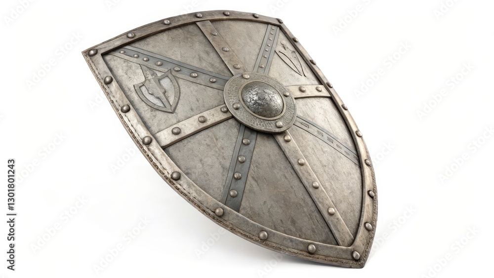 Naklejka premium Medieval Shield Replica