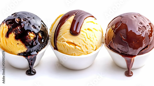 Photo-Ice Cream Scoops with...