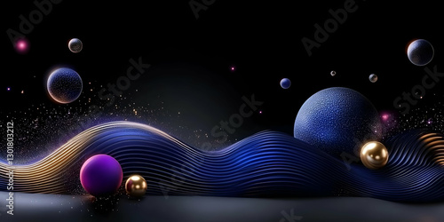 3D Abstract Background Illu...