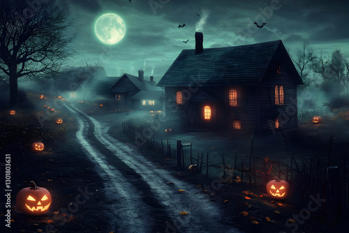Illustration of Spooky Hall...