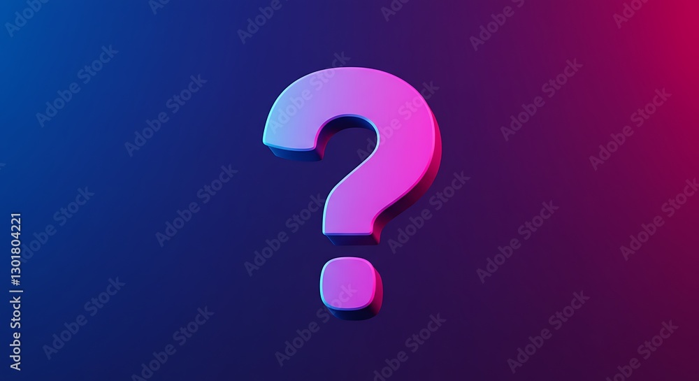 Digital 3D Question Mark on Abstract Background,futuristic 3D question mark. Digital 3D Question Mark on Abstract Background,futuristic 3D question mark.