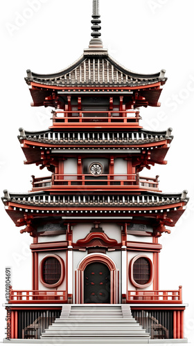 3D Illustration Japanese Te...