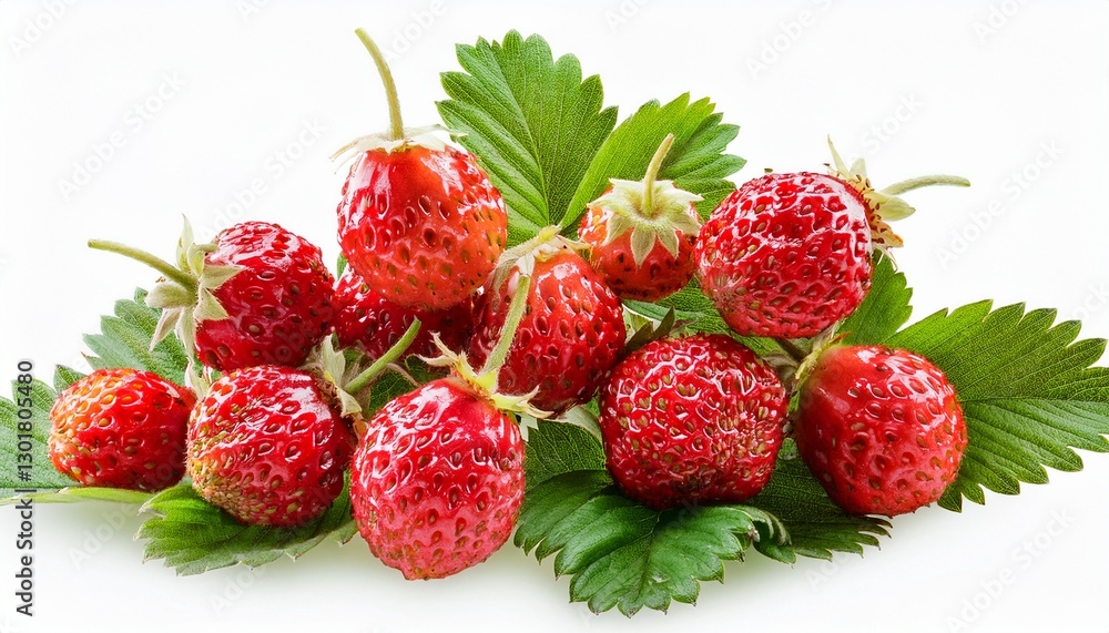 wild strawberry isolated wild strawberry isolated