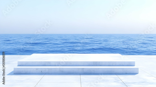 3D Illustration - Empty Whi...
