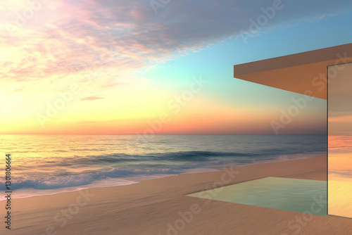 3D Illustration- Beach Hous...