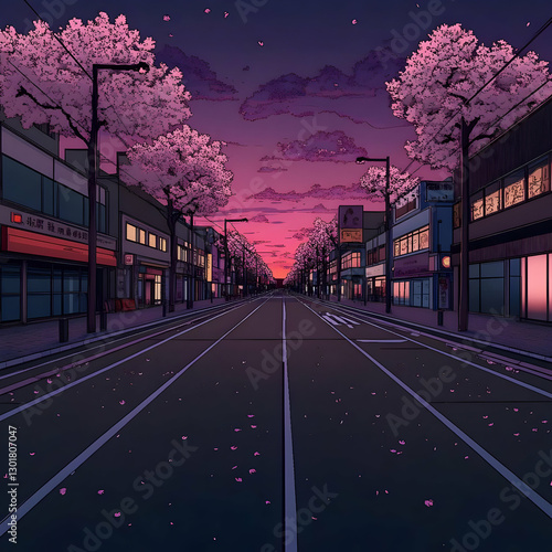 Illustration - City Street ...
