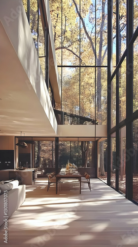 Illustration Modern Home In...