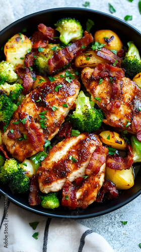 Photo, Roasted Chicken, Bro...