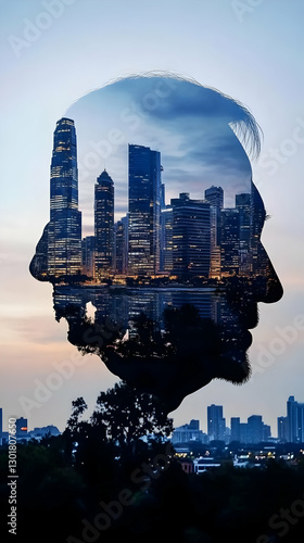 Illustration Cityscape Silh...