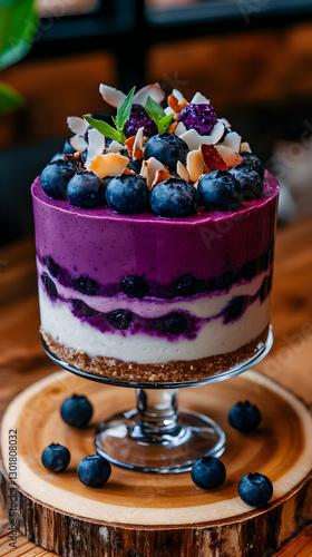 Photo Blueberry Cheesecake ...