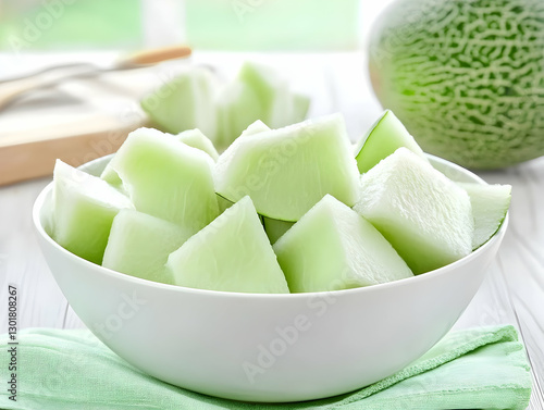 Photo Fresh Melon Fruit Bow...