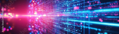 Wallpaper Mural Vibrant Colorful Abstract Background Featuring Dynamic Lines and Dots Creating a Playful and Engaging Artistic Atmosphere for Creative Projects Torontodigital.ca