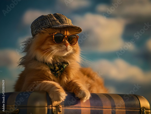 Photo, Stylish Cat Ready fo...