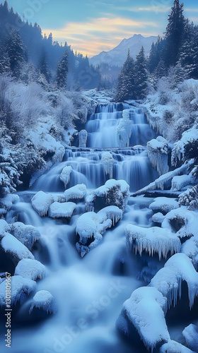 Illustration of Winter Wate...