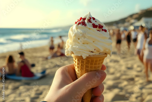 Photo of Ice Cream Cone Bea...