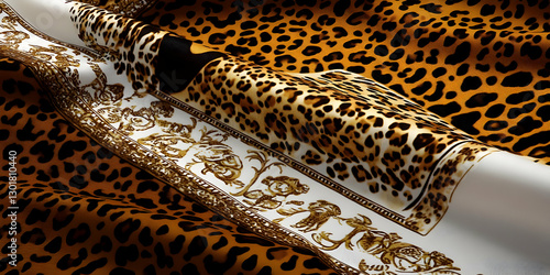 Photo Leopard Print Textile...