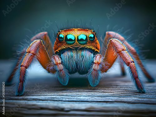 Realistic Illustration Spid...