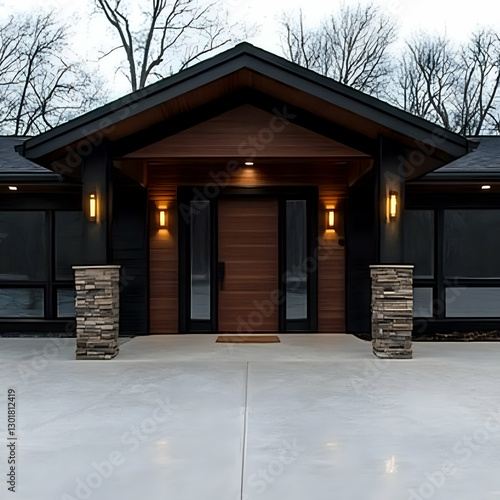 Photo Modern House Exterior...