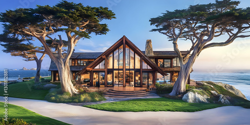 Coastal Home Illustration, ...