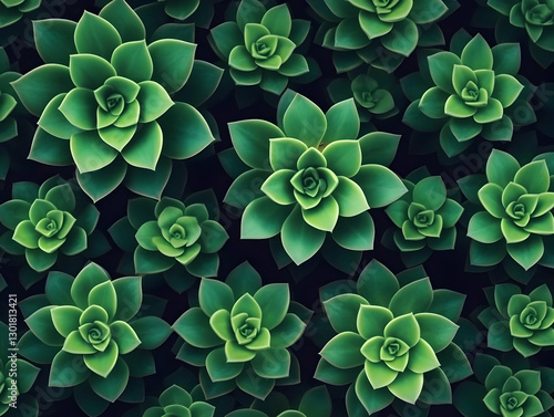 Illustration Green Succulen...