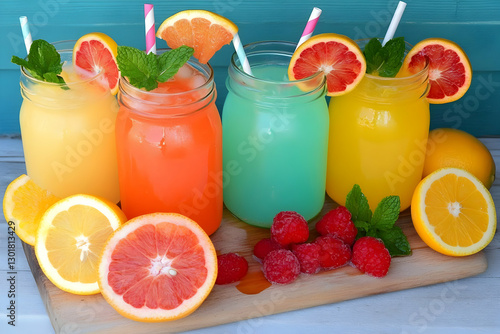 Photo Refreshing Fruit Juic...