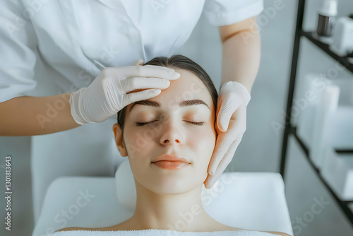 Relaxing Facial Massage Ill...