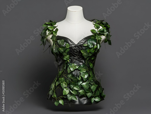 Photo - Green Leaf Corset o...