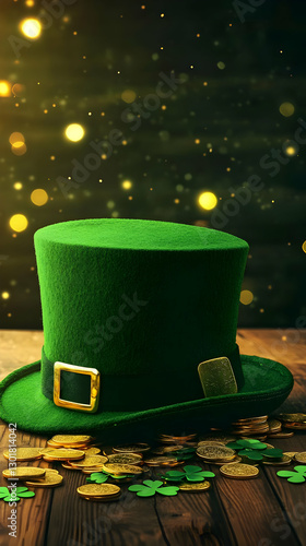 Leprechaun Hat and Gold Coi...