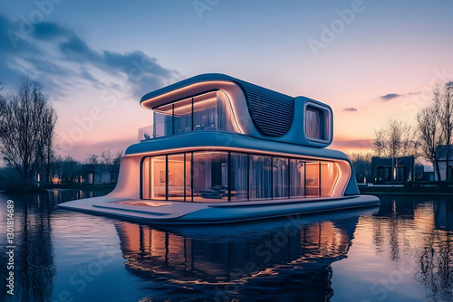 3D Illustration Futuristic ...