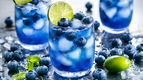 Photo Refreshing Blueberry ...