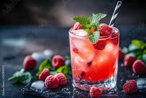 Photo Refreshing Raspberry ...