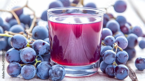 Photo: Fresh Grape Juice an...