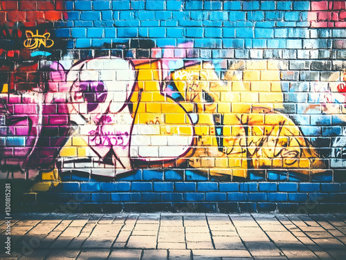 Photo: Vibrant Graffiti Art...
