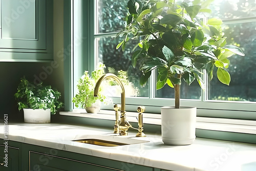 Illustration Kitchen Interi...
