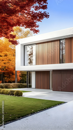 3D Illustration Modern Hous...