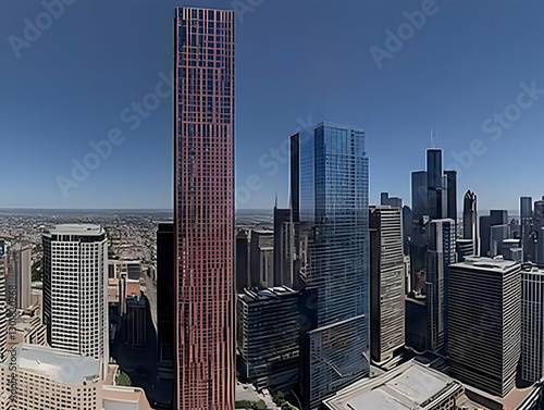 Illustration Cityscape Skys...