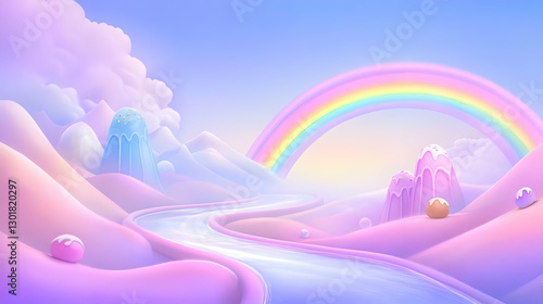 3D Illustration - Candy Lan...