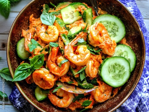Photo Spicy Shrimp Cucumber...