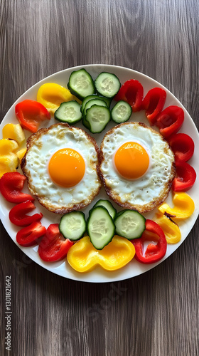 Photo Breakfast Plate Fried...